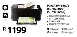 Computer Mania Canon Pixma TR4640/5 Printer offer