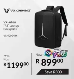 Computer Mania VX Gaming VX-Alien 17.3" Laptop Backpack offer