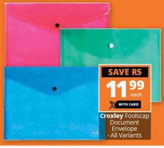 Croxley Foolscap Document Envelope