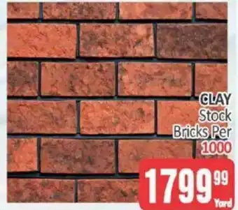 KitKat Cash and Carry Clay Stock Bricks Per 1000 (yard) offer