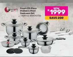 Game Crown 23-Piece Stainless Steel Cookware Set offer