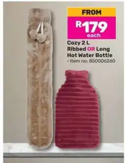 Game Cozy 2 L Ribbed OR Long Hot Water Bottle offer