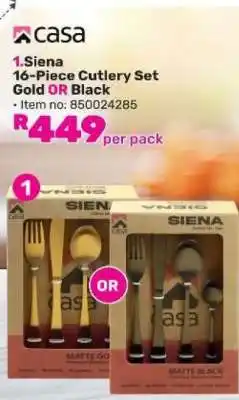 Game Siena 16-Piece Cutlery Set offer