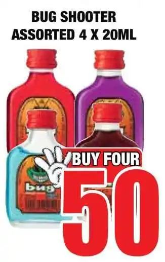 Boxer BUG SHOOTER ASSORTED 4 X 20ML offer
