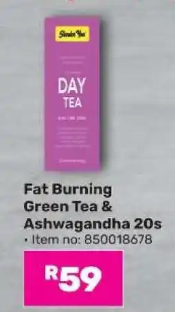 Game Fat Burning Green Tea & Ashwagandha 20s offer