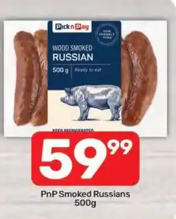 Pick n Pay PnP Smoked Russians 500g offer