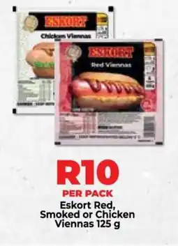Food Lover's Market Eskort Red, Smoked or Chicken Viennas 125 g offer