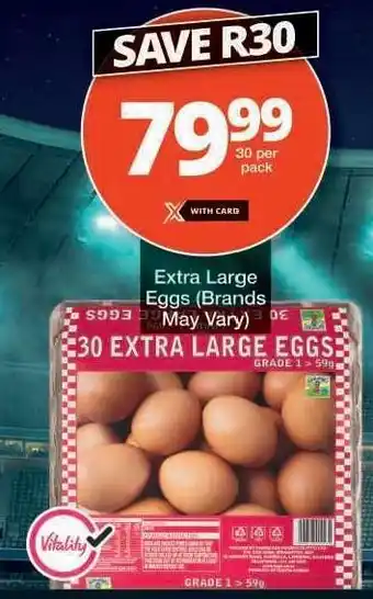 Checkers Extra Large Eggs offer