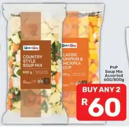Pick n Pay PnP Soup Mix Assorted 600 800g offer