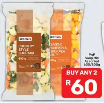 Pick n Pay PnP Soup Mix Assorted 600 800g offer