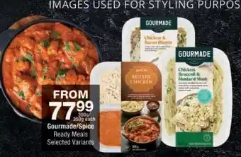 Checkers Gourmade/Spice Ready Meals offer
