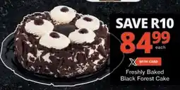 Checkers Freshly Baked Black Forest Cake offer