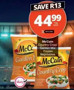 Checkers McCain Country Crop/Garden Mix offer
