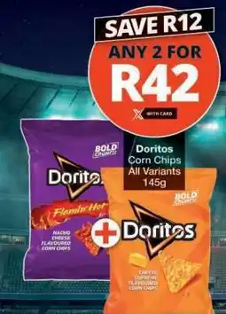 Checkers DORITOS CORN CHIPS offer
