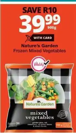 Checkers Nature's Garden Frozen Mixed Vegetables offer