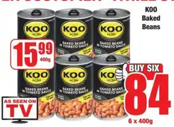 Boxer KOO Baked Beans offer