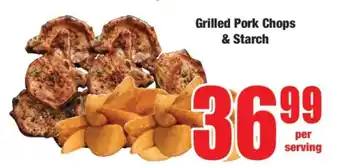 Boxer Grilled Pork Chops & Starch offer