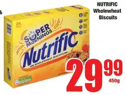 Boxer NUTRIFIC Wholewheat Biscuits offer