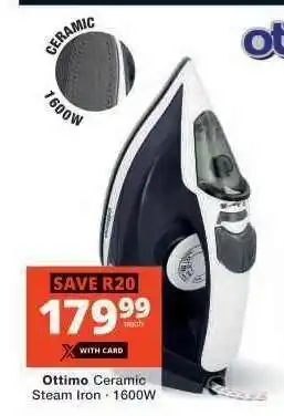 Checkers Ottimo Ceramic Steam Iron offer