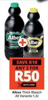 Checkers ALBEX THICK BLEACH offer