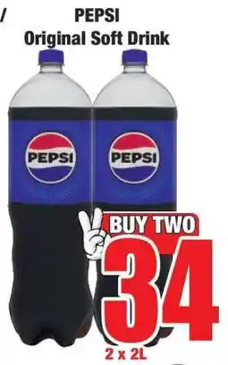 Boxer PEPSI Original Soft Drink offer