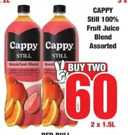Boxer CAPPY Still 100% Fruit Juice Blend Assorted offer