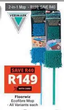 Checkers Floorwiz Ecofibre Mop offer