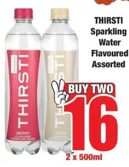 Boxer THIRSTI Sparkling Water Flavoured Assorted offer