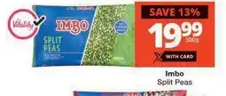 Checkers IMBO Split Peas offer