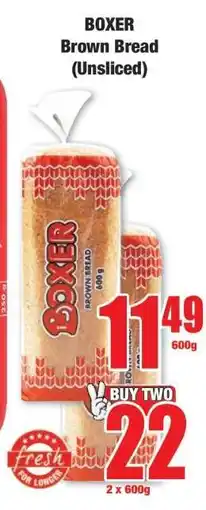 Boxer BOXER Brown Bread (Unsliced) offer