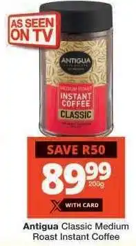 Checkers Antigua Classic Medium Roast Instant Coffee offer