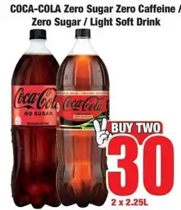 Boxer COCA-COLA Zero Sugar Zero Caffeine / Zero Sugar / Light Soft Drink offer