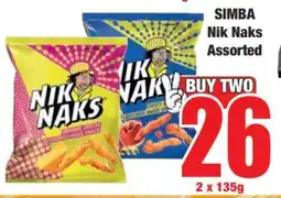 Boxer SIMBA Nik Naks Assorted offer