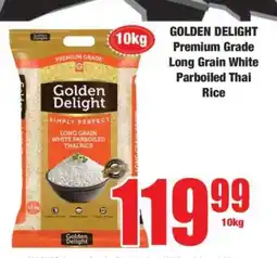 Boxer GOLDEN DELIGHT Premium Grade Long Grain White Parboiled Thai Rice offer