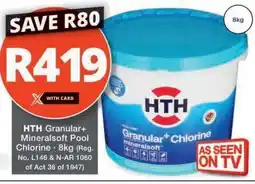 Checkers HTH Granular+ Mineralsoft Pool Chlorine offer