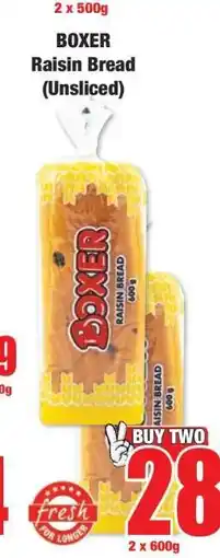 Boxer BOXER Raisin Bread (Unsliced) offer