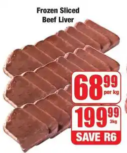 Boxer Frozen Sliced Beef Liver offer