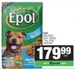 Spar EPOL DOG FOOD offer