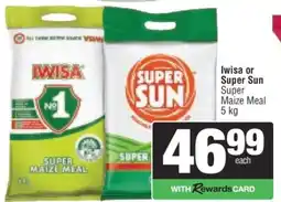 Spar Iwisa or Super Sun offer
