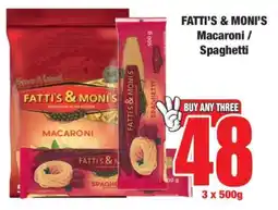 Boxer Fatti's & Moni's Macaroni/Spaghetti offer