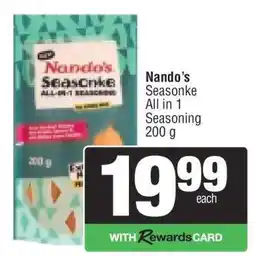 Spar NANDO’S Seasonke All-in-1 Seasoning 200 g offer