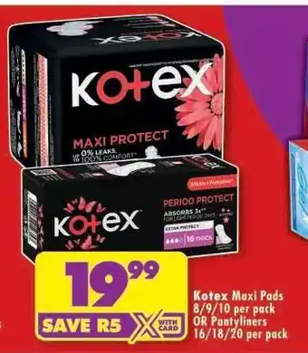 Kotex Maxi Pads