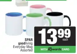 Spar SPAR goodliving Everyday Mug Assorted offer