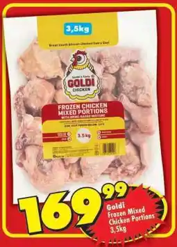 Shoprite Goldi Frozen Mixed Chicken Portions 3.5kg offer