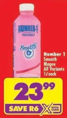 Shoprite NUMBER 1 SMOOTH MAGEU offer