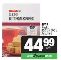 Spar SPAR Rusks offer