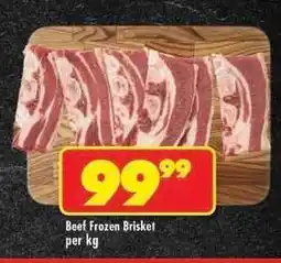 Shoprite Beef Frozen Brisket offer