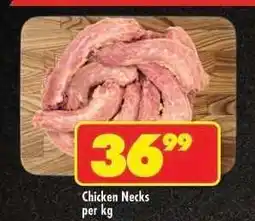 Shoprite Chicken Necks per kg offer