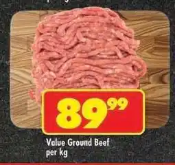 Shoprite Value Ground Beef offer