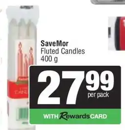 Spar SaveMor Fluted Candles offer